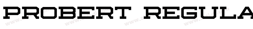 Probert Regular字体转换
